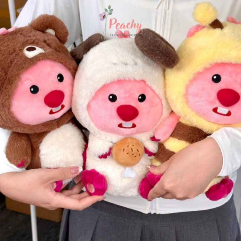 Loppy Cosplay teddy bear 35cm Hottrend 2024, cute Loppy stuffed animal ...