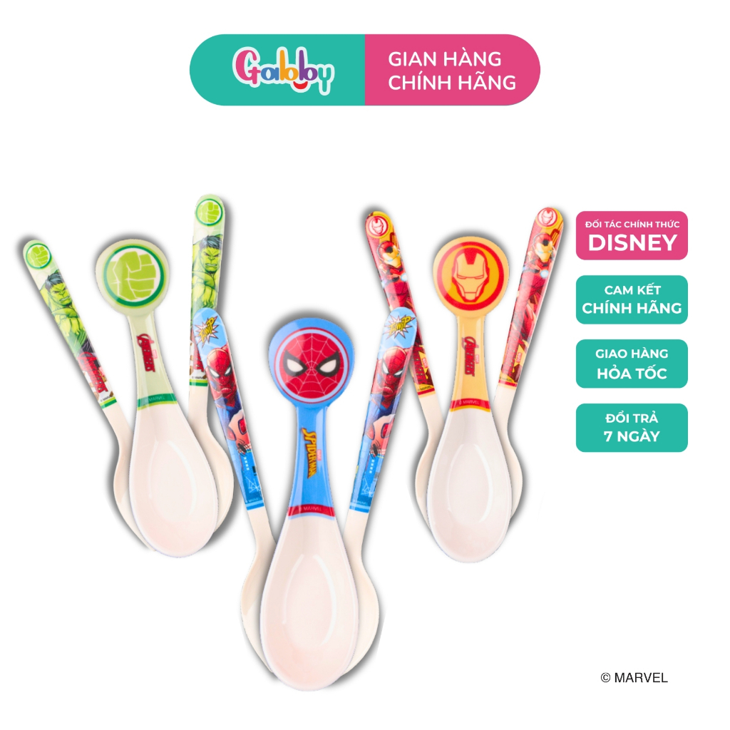 Melamine Plastic Spoon, Spoon, Fork Set for Baby (Lotso, Spiderman ...