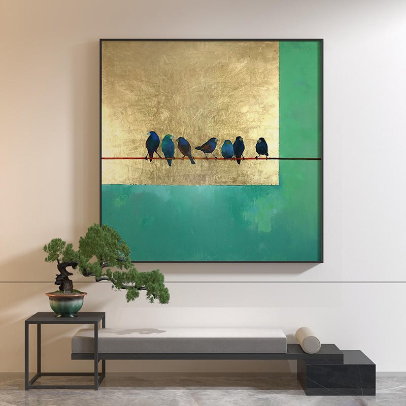 Neoclassical Wall Painting - Indochina Style (Indochine Style) | Shopee ...