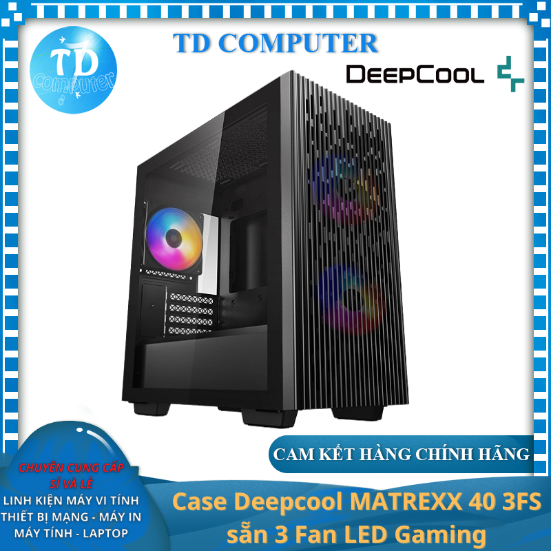 Case Deepcool Matrexx 40 3FS computer Case with 3 LED Gaming Fans ...