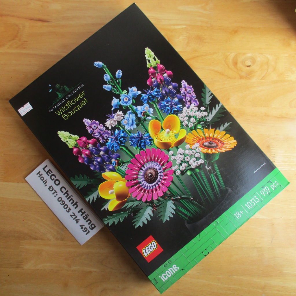 Lego Icons 10313 Wildflower Bouquet (939 details) | Shopee Malaysia