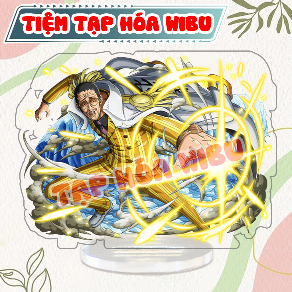 Acrylic Standee Statue Model One Piece Kizaru Pirate Anime Manga decor ...