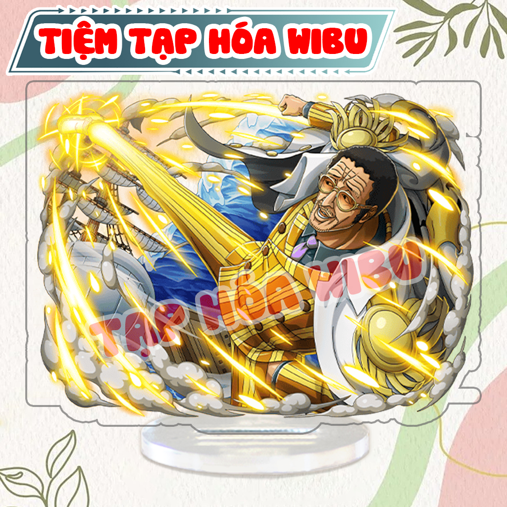 Acrylic Standee Statue Model One Piece Kizaru Pirate Anime Manga decor ...