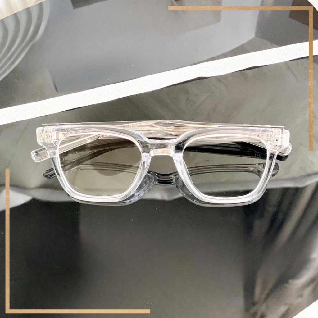 Gentle Monster Evan GC7 Glasses Clear Gray, Square Shape, Acetate ...