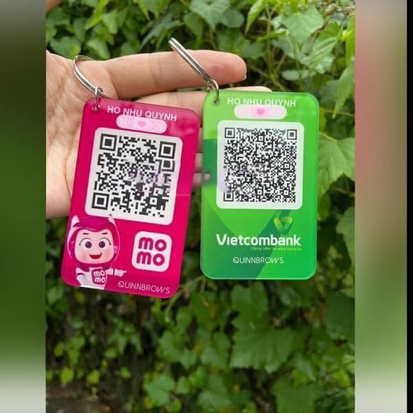 Qr code mica Bank Key Chain On Request | Shopee Malaysia