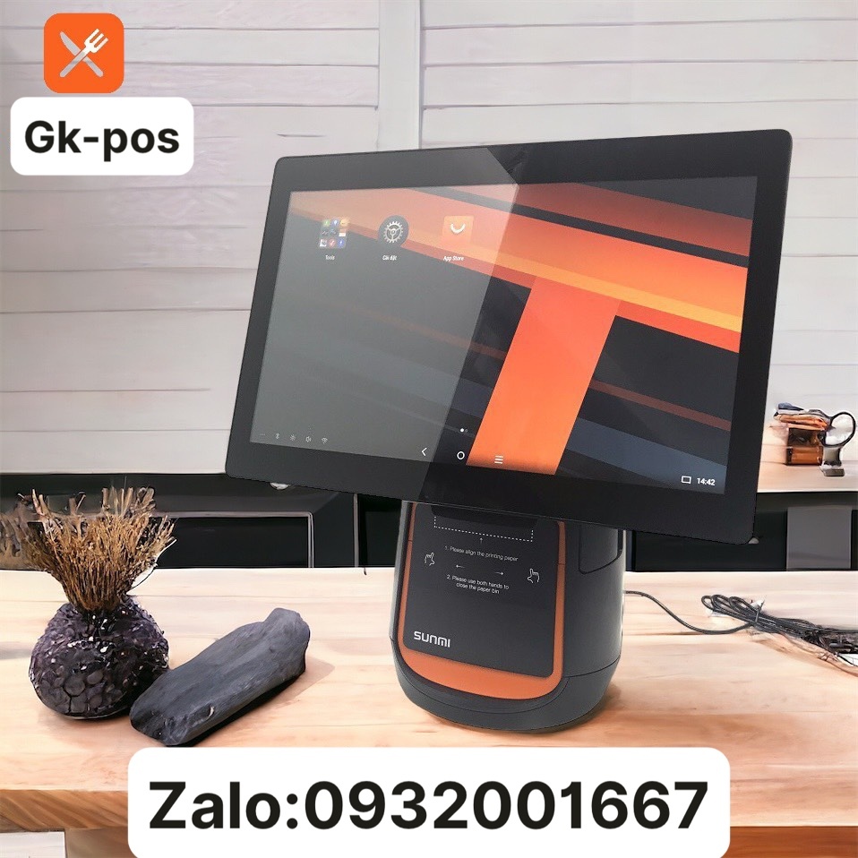 Sunmi T1, Vending Machine, Calculator, Cashier, Invoice Printer, Touch