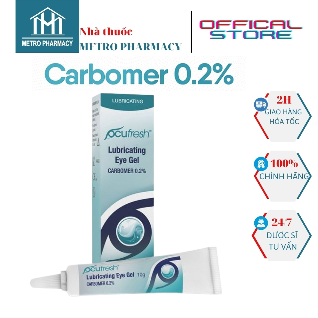 Ocufresh Lubricating Eye GelCarbomer 0.2Gel Eye Gel, Soothes Dry Eyes And Protects Eyes