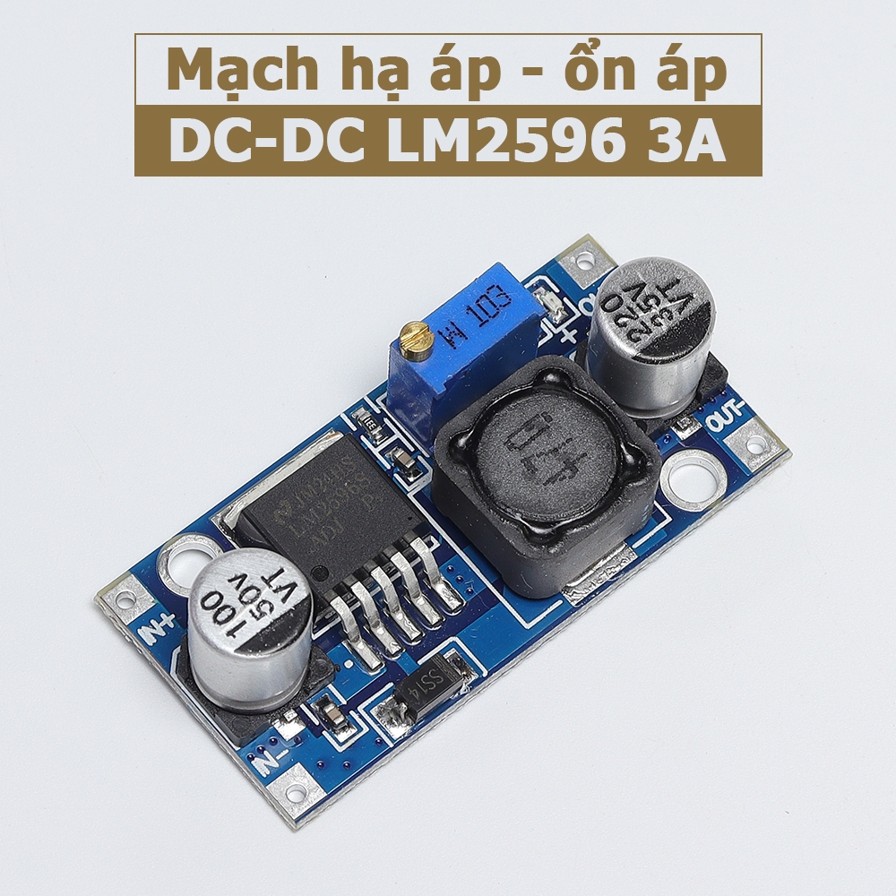 Lm2596 DC-DC Buck Low Voltage Circuit DC 1.5V 3V 5V 9V 12V 24V | Shopee