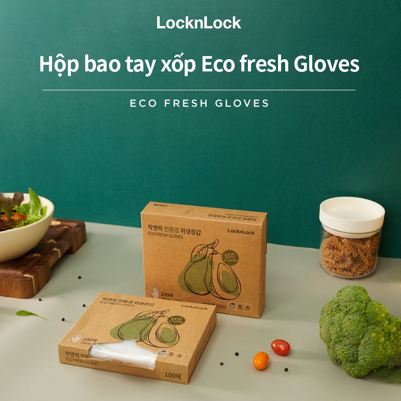 Environmentally Friendly LocknLock Eco Fresh Glove 1 Time Gloves Made ...