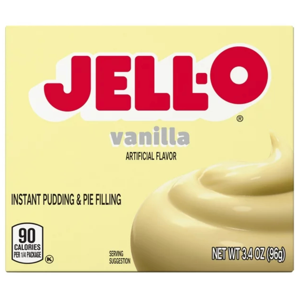 VANILLA Jell-O Instant Pudding MIX PUDDING POWDER & Pie Filling Mix ...