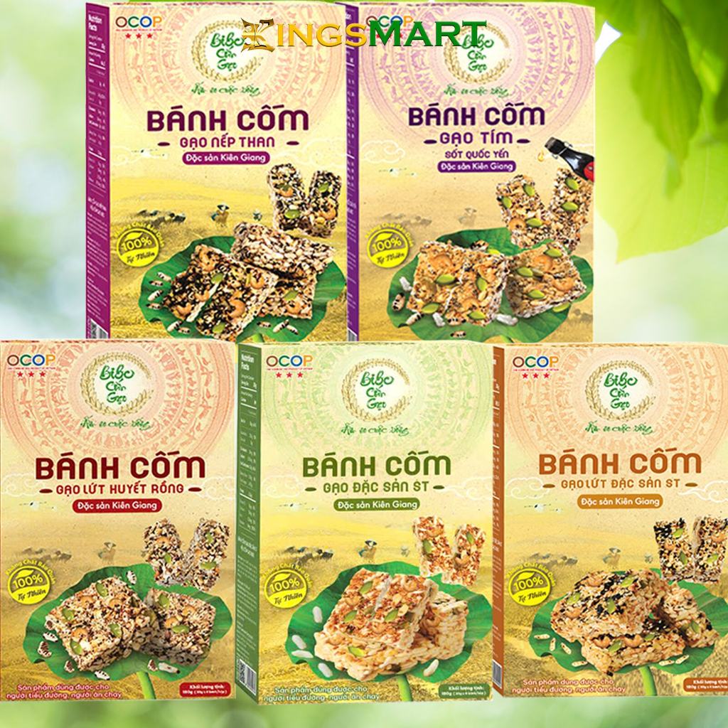 Vegan rice nuggets - BIBO brand - Kien Giang specialty - Kingsmart ...