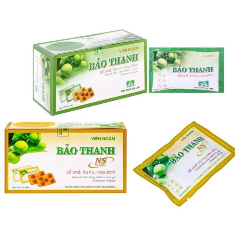 Bao Thanh Lollipops Blister Of 5 Lozenges To Reduce Coughing And Waste ...