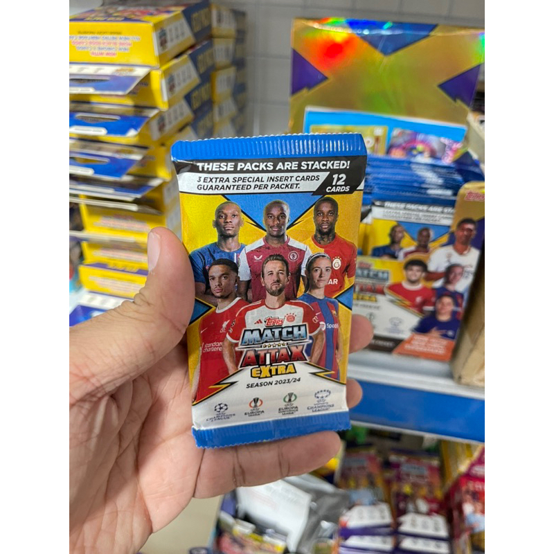 [ Retail Pack of 3 Inserts ] Match Attax EXTRA Champions League 2023/24 ...