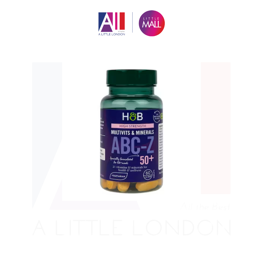 120 Vitamins and Minerals Supplements For The Elderly Holland and Barrett ABC to Z 50