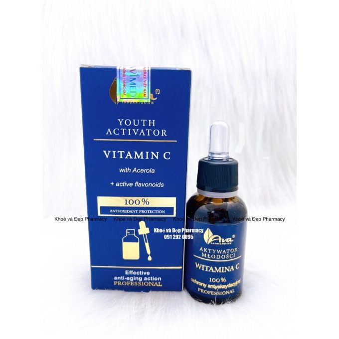 Ava YOUTH ACTIVATOR VITAMIN C WITH ACEROLA Serum C Helps Brighten