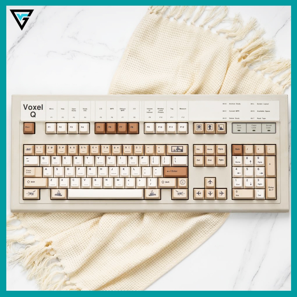 Vietgear Cherry Stamp Keycap for thick pbt dyesub 143 button mechanical ...