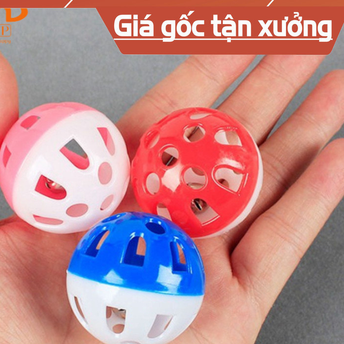 [HCM] (2H Speed) Cat Toy Ball Plastic Toy Ball With Bell Helps Cats