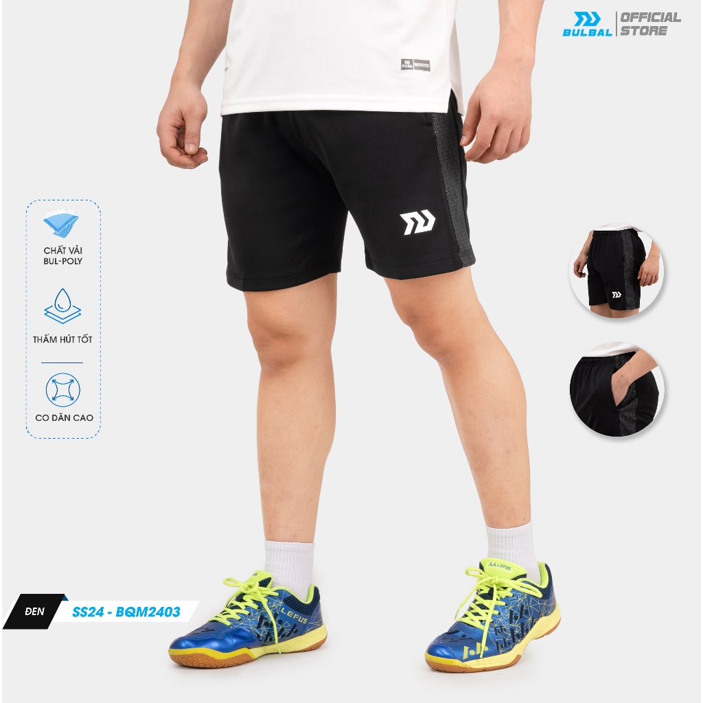 High Quality Bulbal Badminton SS24 BQM2403 Men's Badminton Pants, 2D