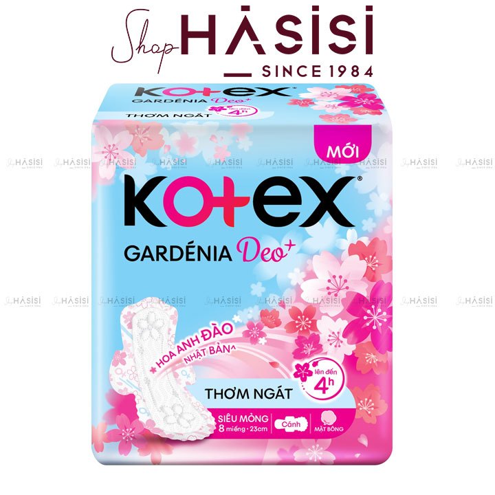 Kotex Ultra Thin Tampons Gardenia Deo (8 Pieces Cherry Blossom