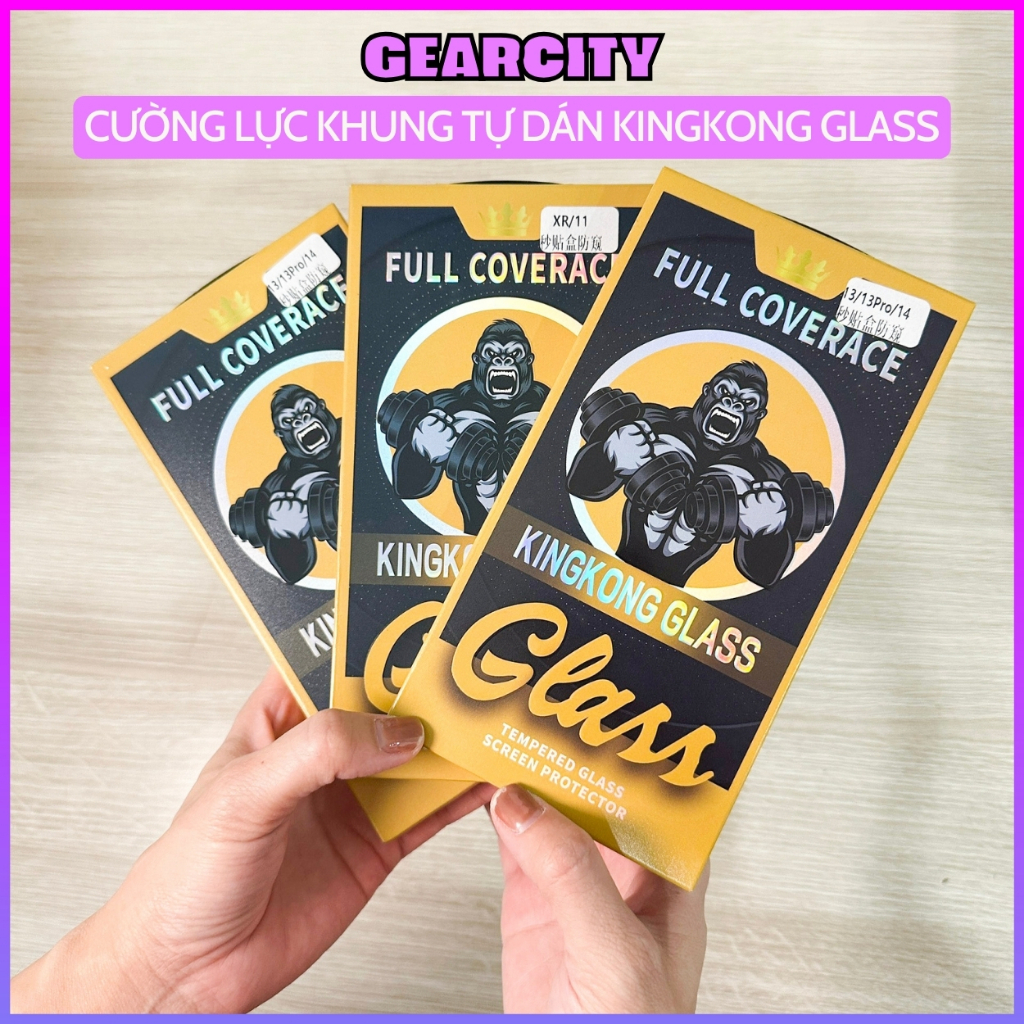 Kingkong GLASS SelfAdhesive Tempered GLASS For iPhone XS 11 12 13 14
