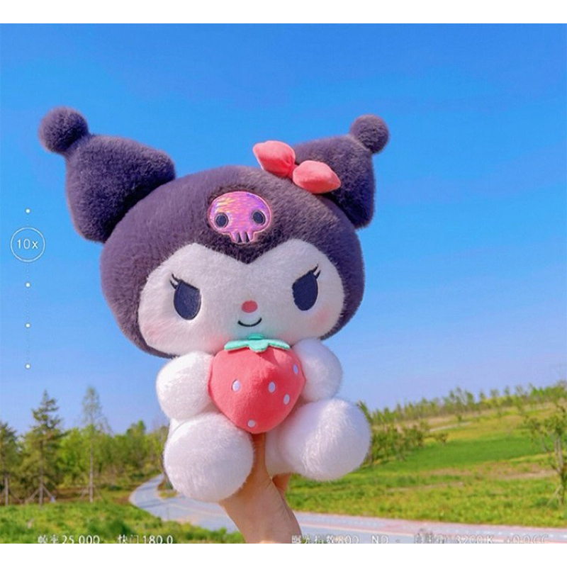 Kuromi Teddy Bear Embraces The Heart - Melody Teddy Bear Embraces The ...