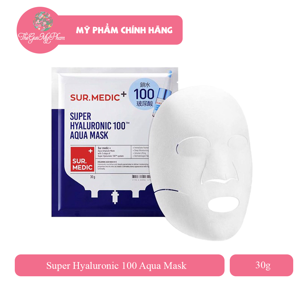 Sur.medic+ Intensive Hydrating & Moisturizing Super Hyaluronic Mask 100 ...
