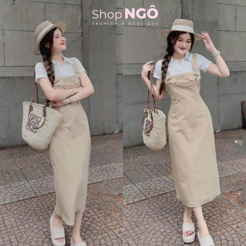 Khaki dress overalls best sale