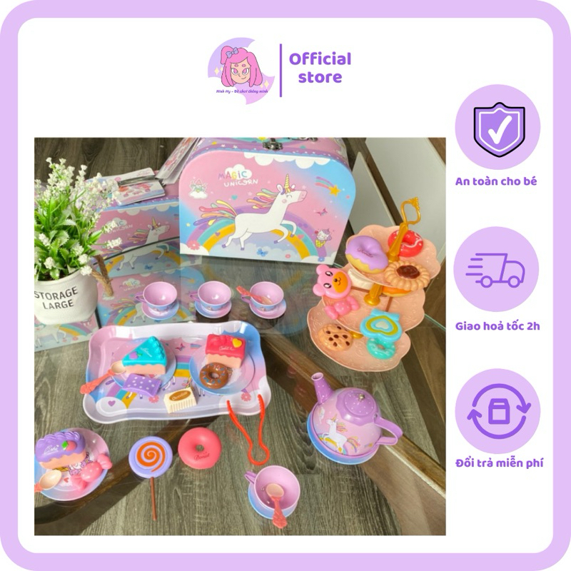 Pony and Kuromi tea and cake toys with many details, super durable ...