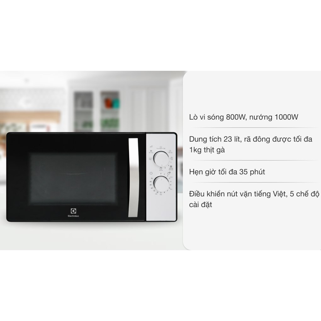 Electrolux EMG23K38GB 23 liter microwave oven Shopee Malaysia