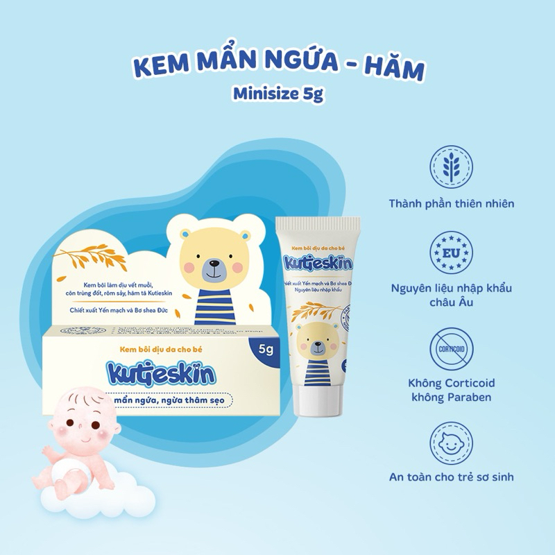 Kutieskin 5gr skin soothing cream for babies with mosquito bites ...