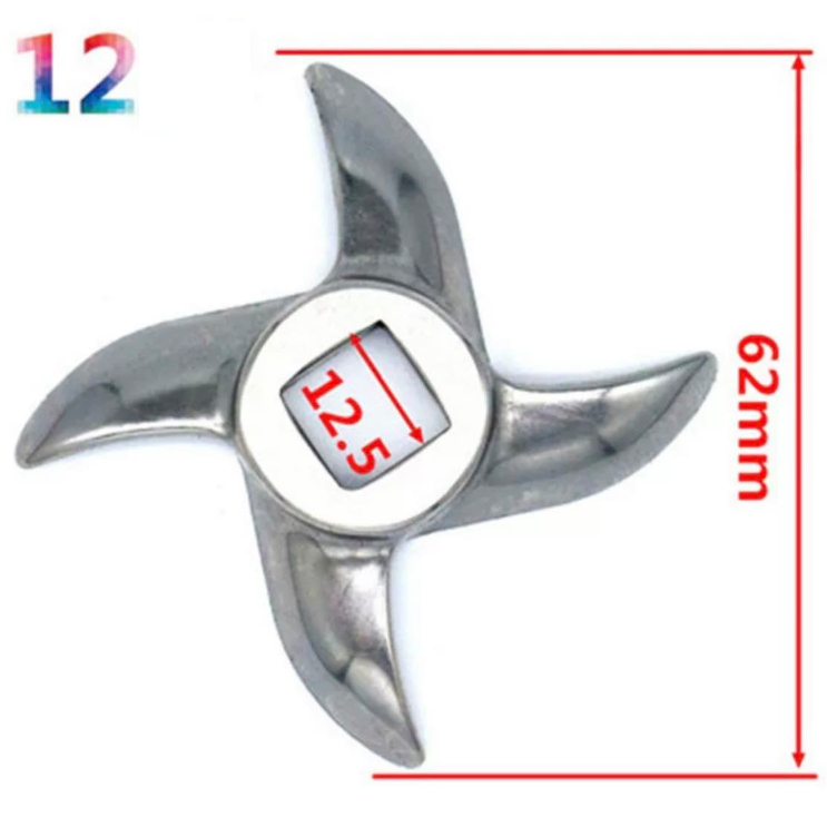 Meat grinder blade No. 12,5mm square shaft hole size Shopee Malaysia