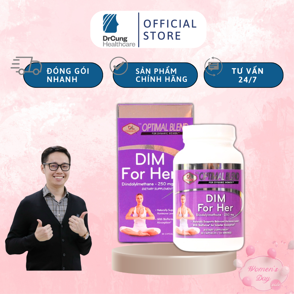 Dim For Her Oral Capsules Doctor Endocrine Supplementation For Women