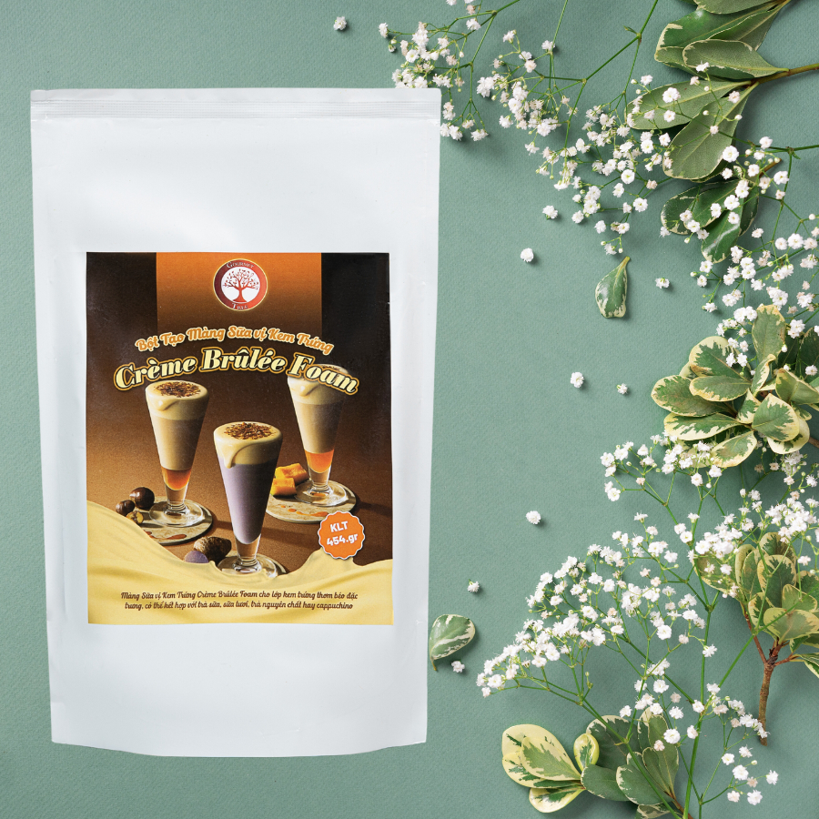 Crème Brûlée Foam Egg Cream Flavor Milk Film Forming Powder | Shopee ...