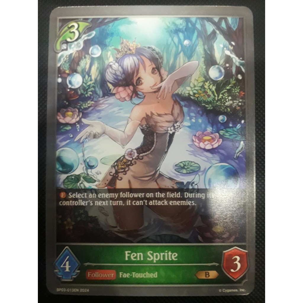 Shadowverse Evolve BP03-013EN Card - Fen Sprite - Forestcraft - Follower -  Bronze