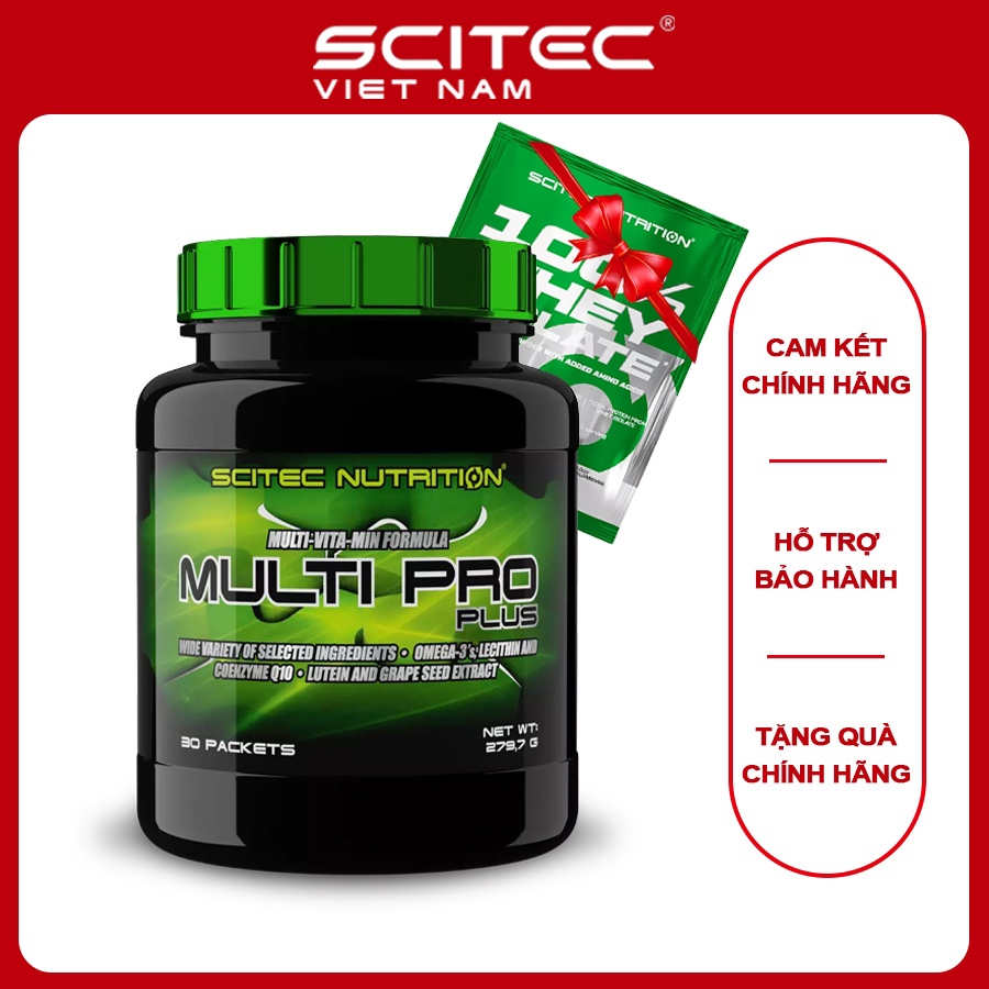 High Dose Multivitamin for Exercisers MULTI PRO PLUS Genuine SCITEC ...