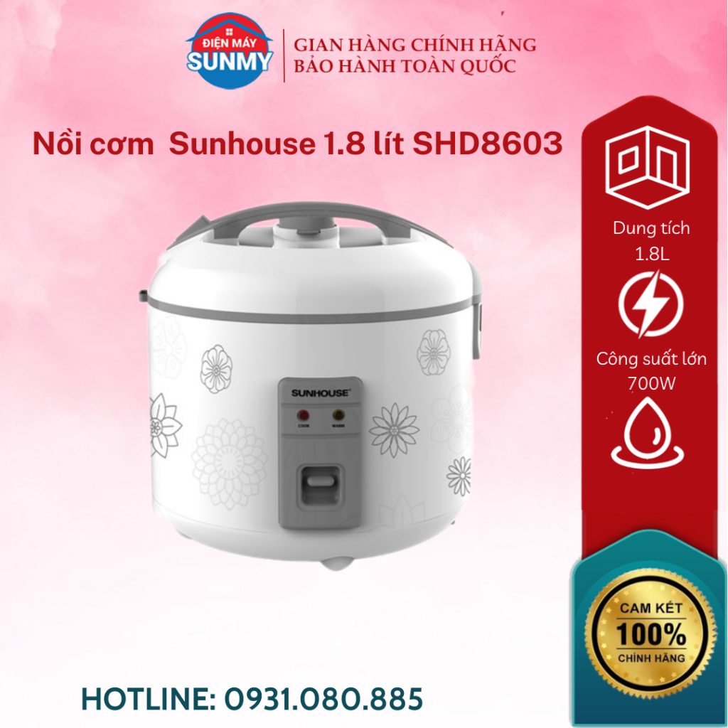 Sunhouse SHD8603 1.8 L RICE COOKER - Display item | Shopee Malaysia