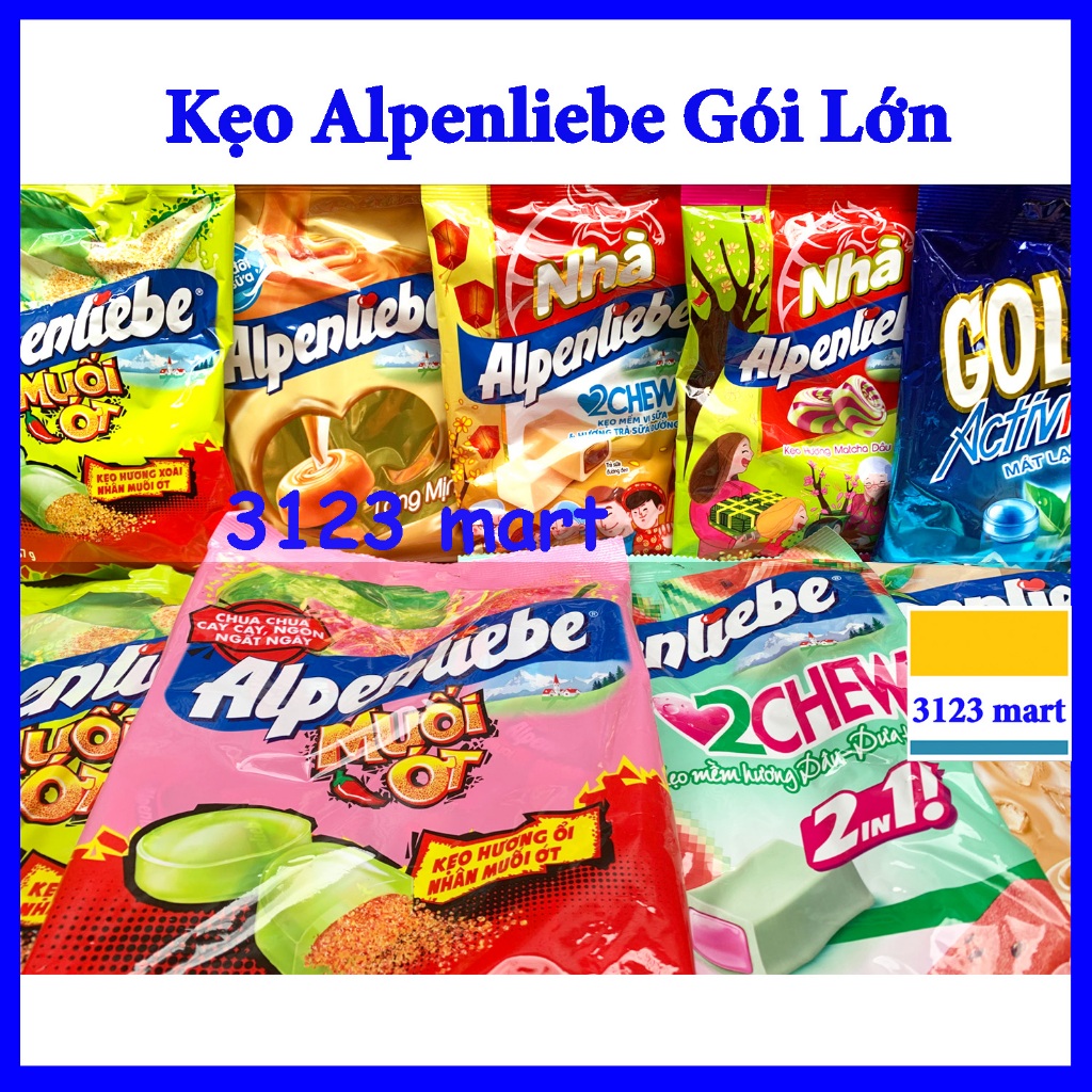 Alpenliebe Candy Large Pack Mango Salted Plum Pepper, Chocolate Mint ...