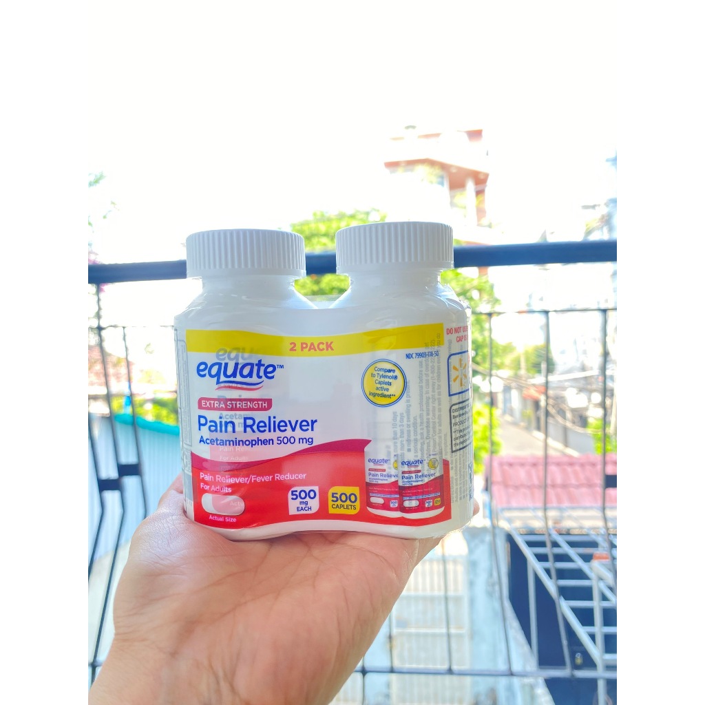 (DATE 08 / 2024) 250 Equate Pain Reliver Acetaminophen Pain Reliever