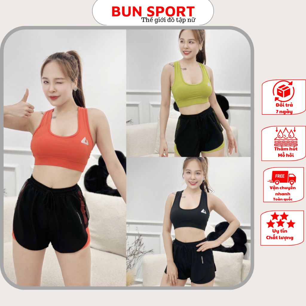 Women's gym Suits, Women'S Shorts Mesh bra Set, aerobic yoga gym Suit ...