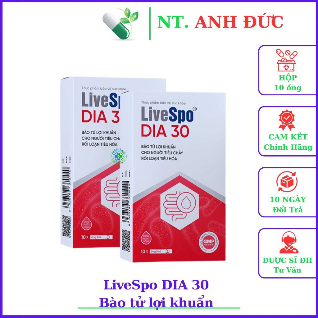 Livespo DIA 30 (Bacterial Spores) Helps Reduce Acute Diarrhea Symptoms ...