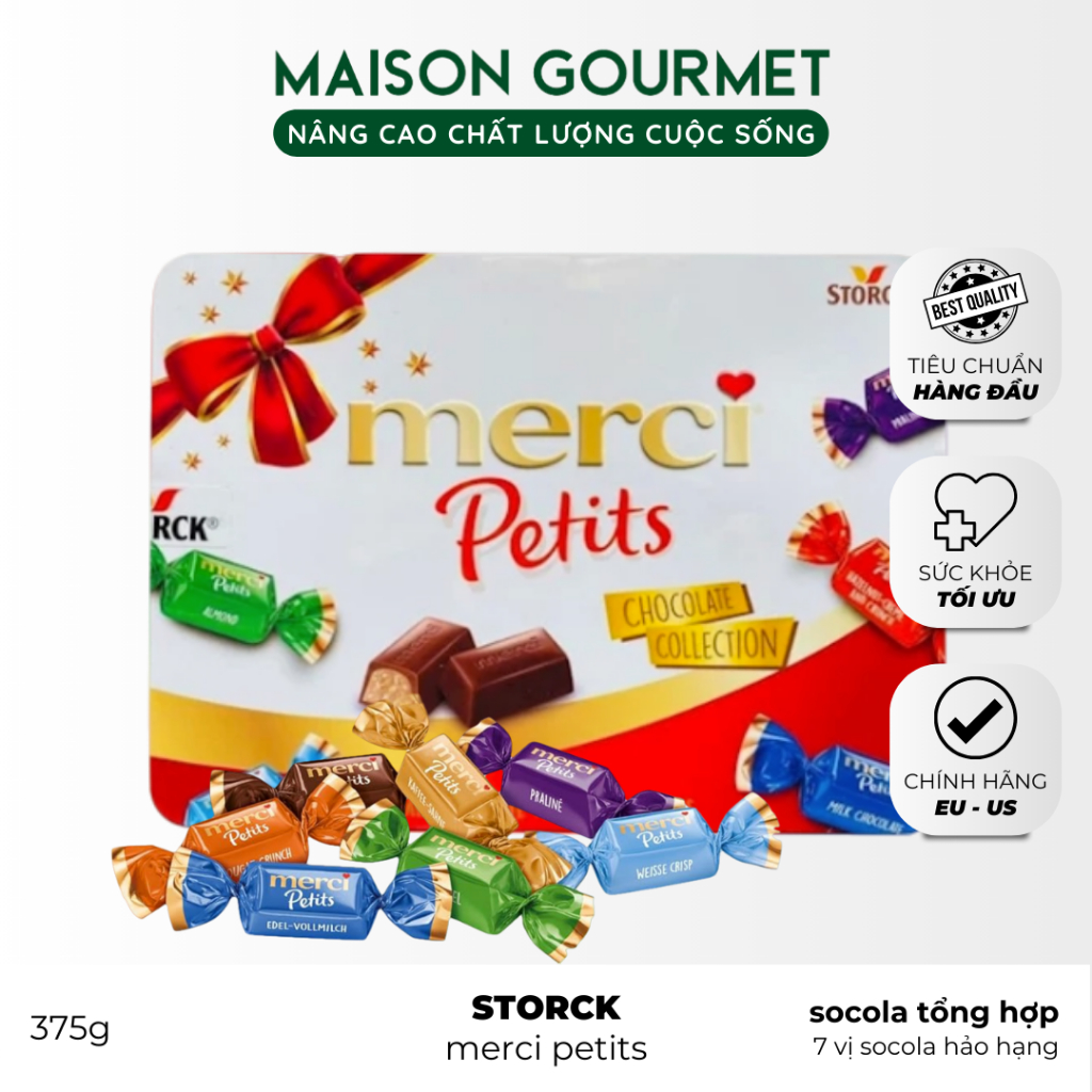 Storck MERCI PETITS Synthetic Chocolate 7 Types (375g) | Shopee Malaysia