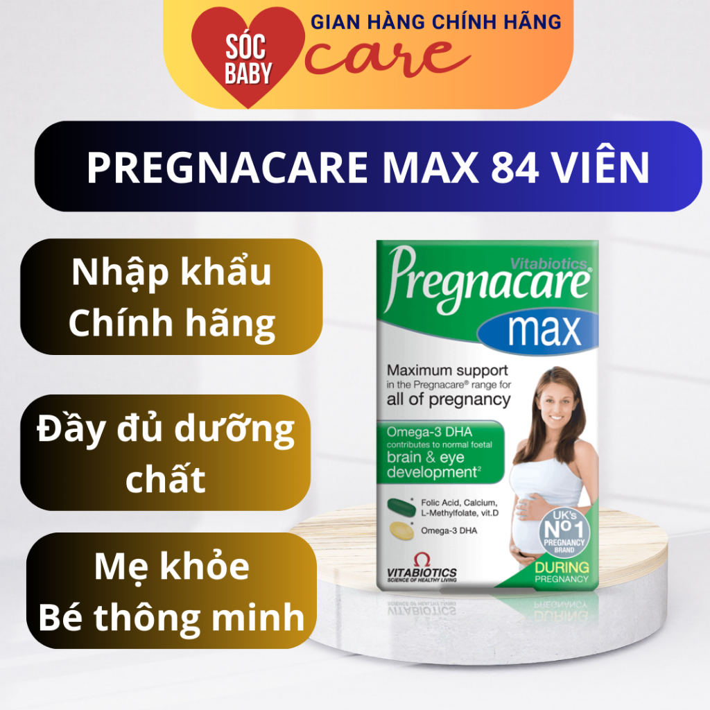 Genuine Pregnacare Max Omega 3 Multivitamins For Pregnant Women