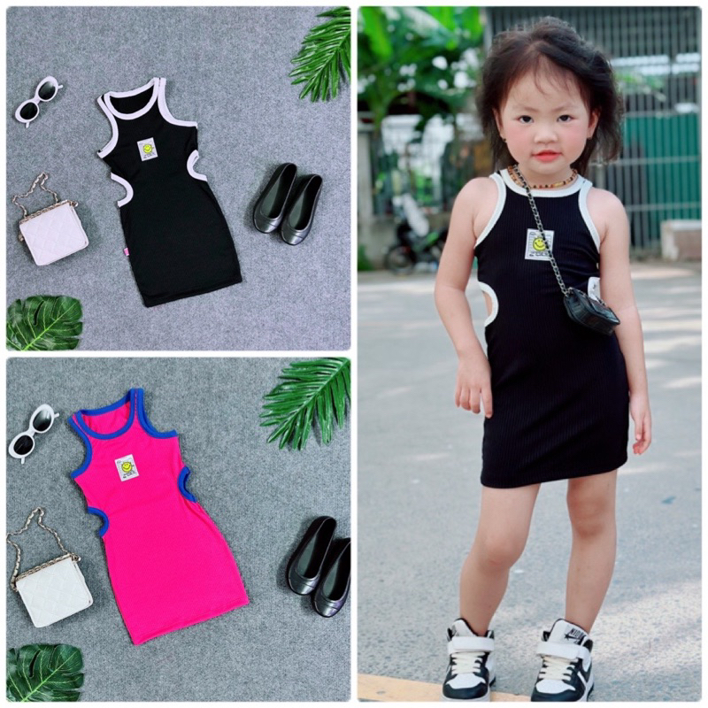 Tired dress with noodle straps