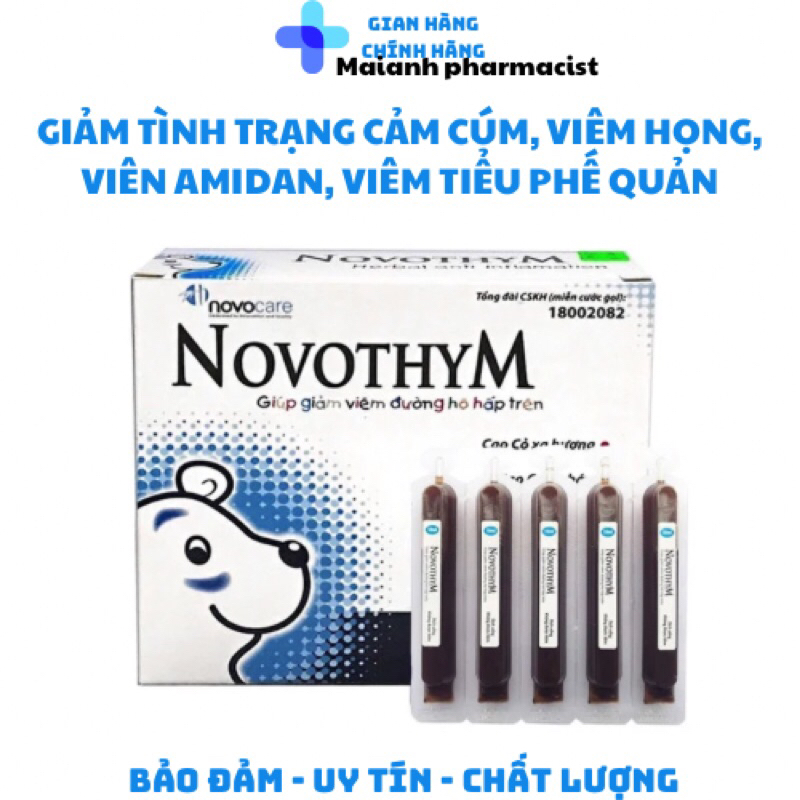 Novothym - Reduces upper respiratory tract inflammation for babies (box ...
