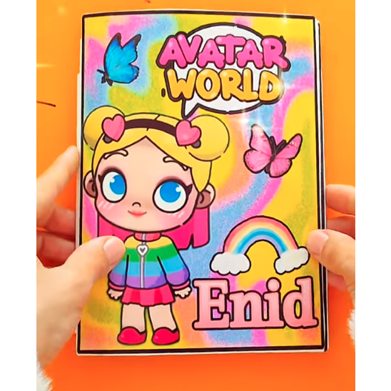 Paper Doll Small House Of Wolf enid-avatar world enid | Shopee Malaysia