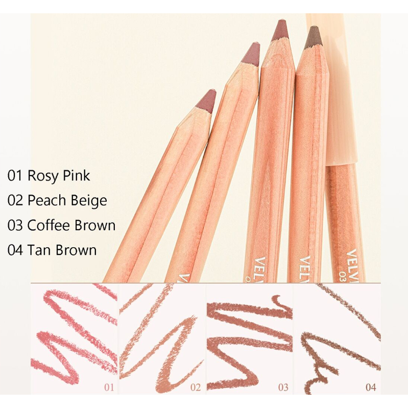 (Korean Bill) CLIO Velvet Lip Pencil Lip Liner 1.45g Shopee Malaysia