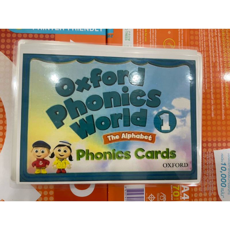 Flashcard Oxford Phonic World 1 (2-Sided Plastic Laminated Painting ...