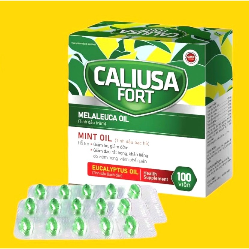 Caliusa Fort Reduces Throat Coughing Helps Relieve Cough, Sore Throat