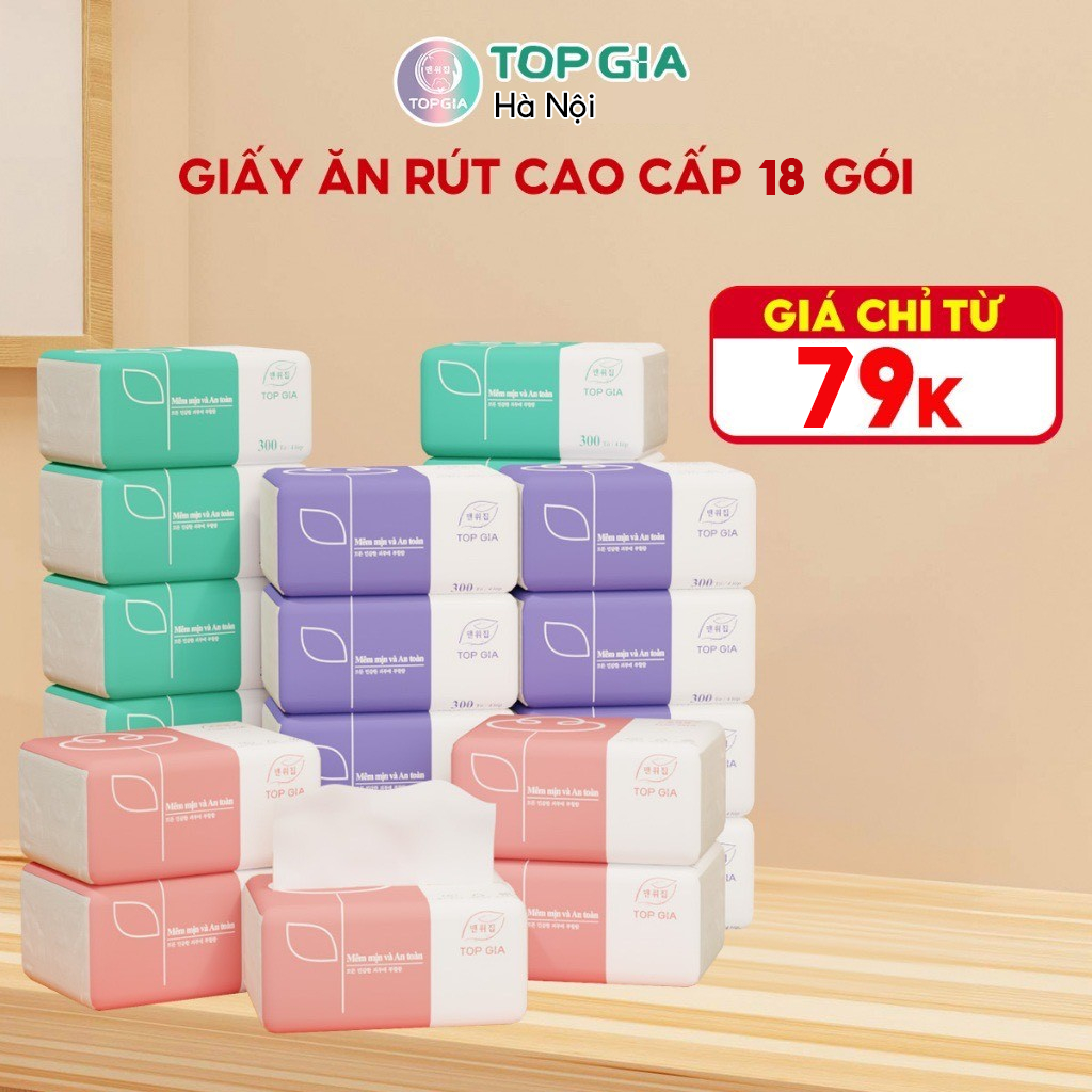 Panda Tissue Paper, combo 18 Packs Of 4Layer Togia Paper Towels From