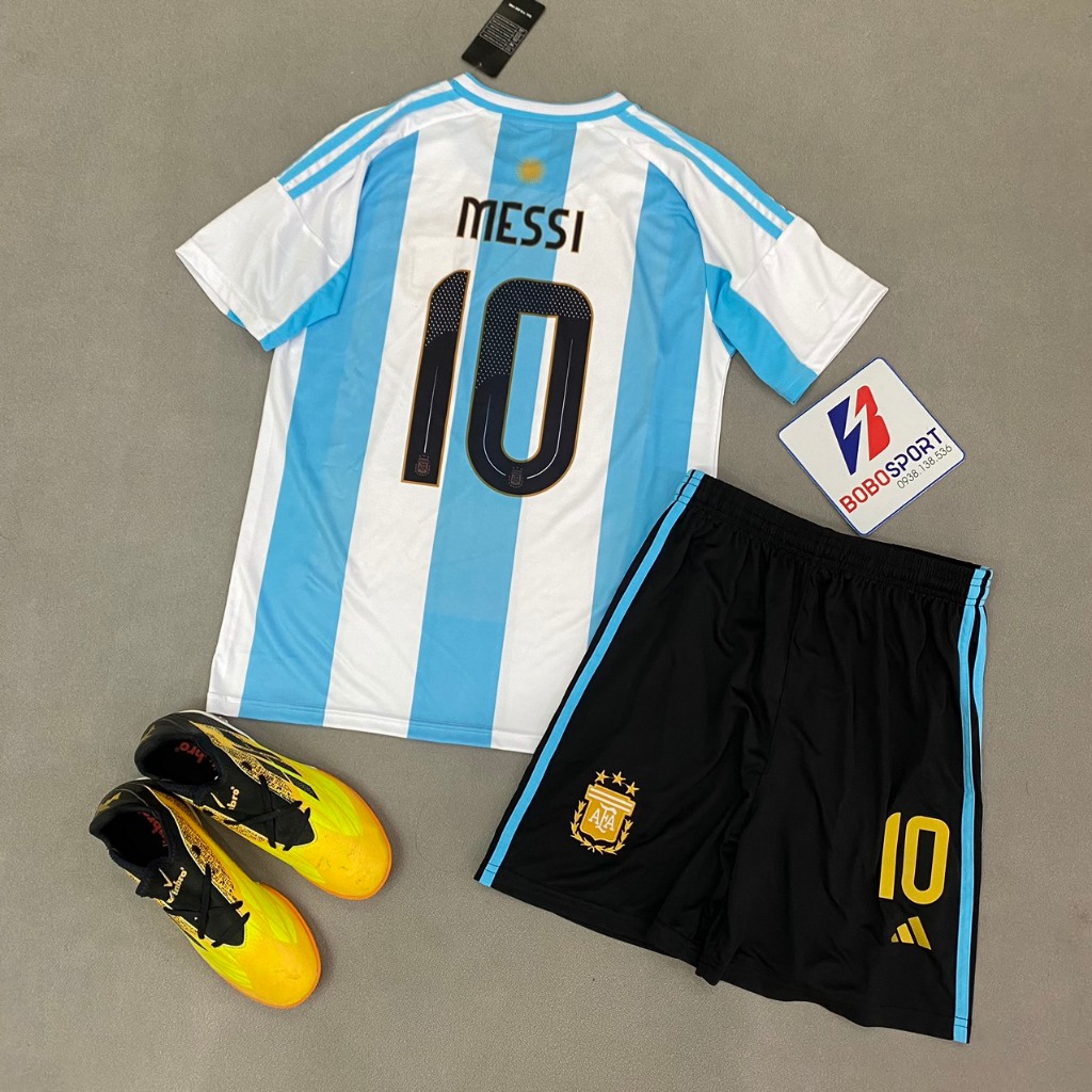Soccer kit with Messi's name and number printed on, ARGENTINA team, new ...